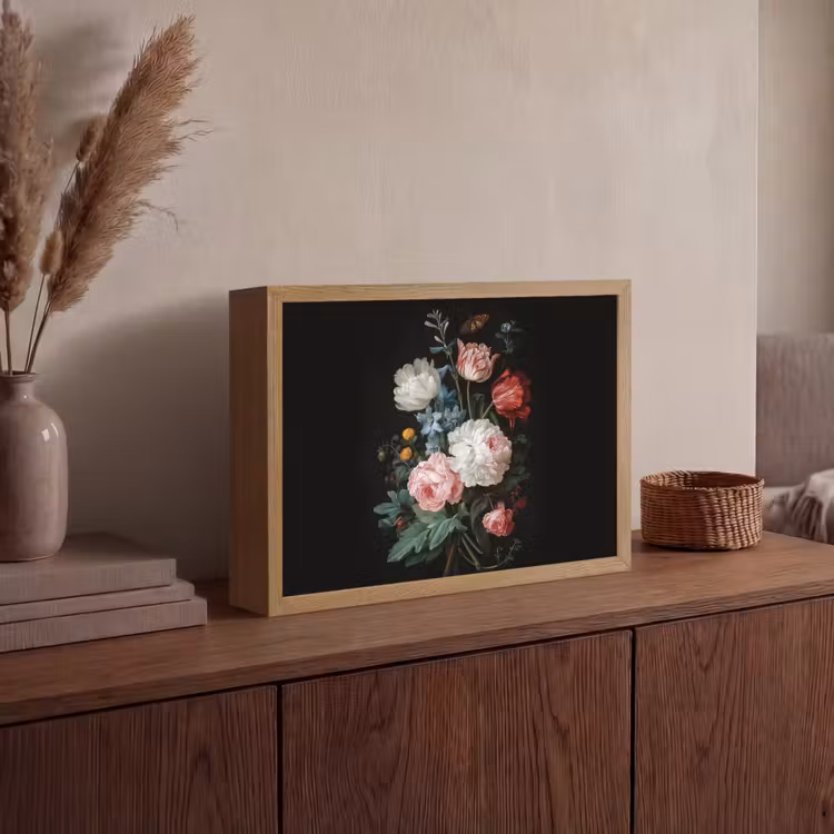 Lightbox - Wandlamp - Boeket - Kleurrijk - Klassiek — 4