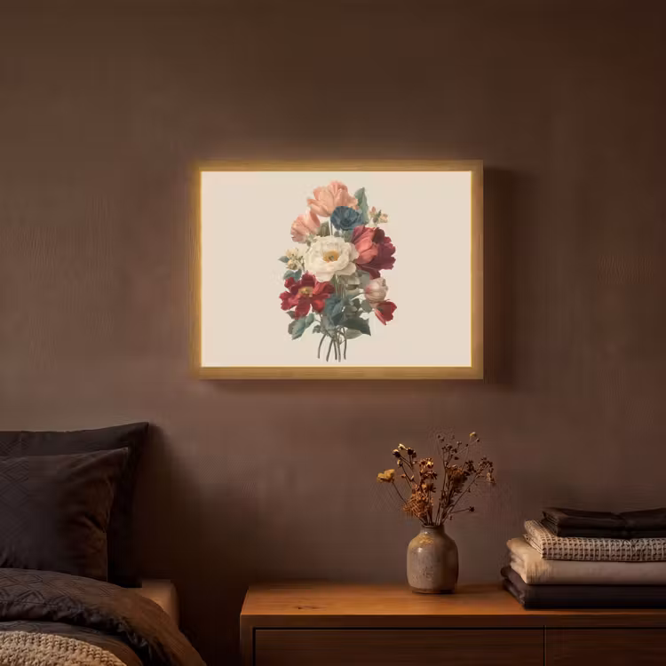 Lightbox - Wandlamp - Boeket - Warme tinten - Elegant — 3