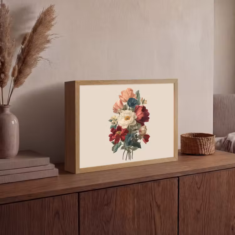 Lightbox - Wandlamp - Boeket - Warme tinten - Elegant — 4