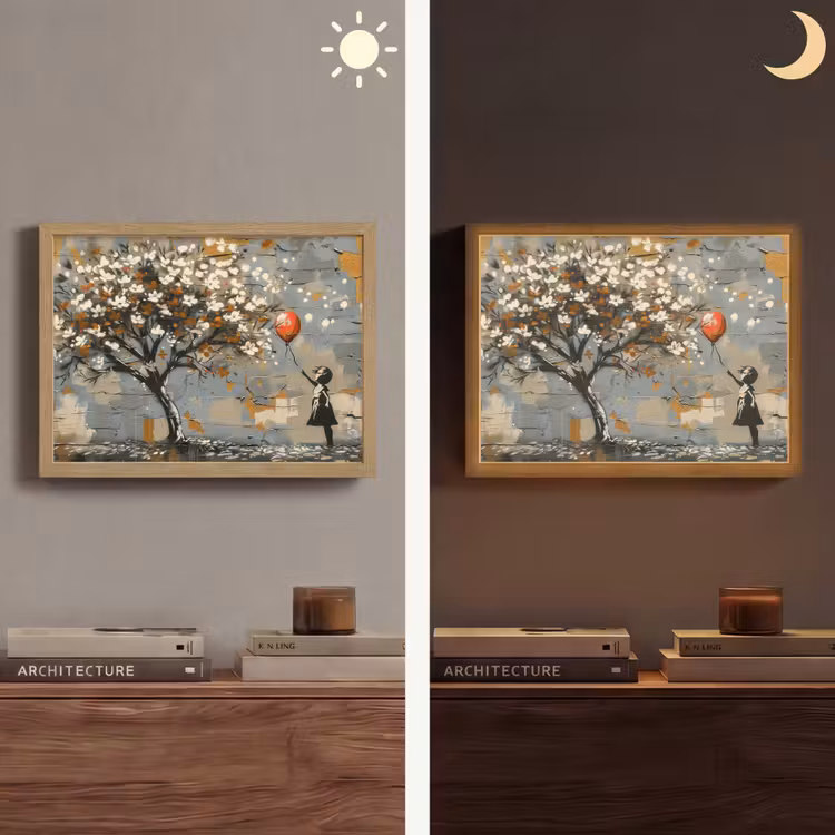 Lightbox - Wandlamp - Boom - Graffiti - Banksy Style - Balloon Girl — 6
