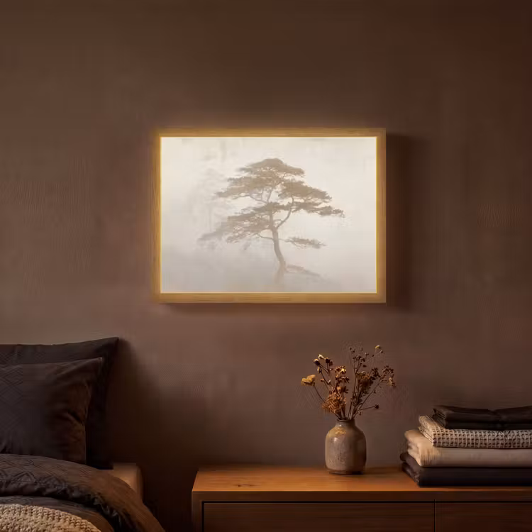Lightbox - Wandlamp - Boom - Oosterse stijl - Landschap — 3