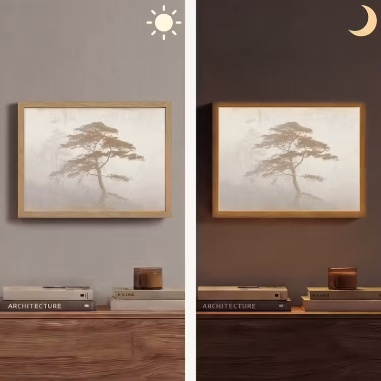 Lightbox - Wandlamp - Boom - Oosterse stijl - Landschap — 6