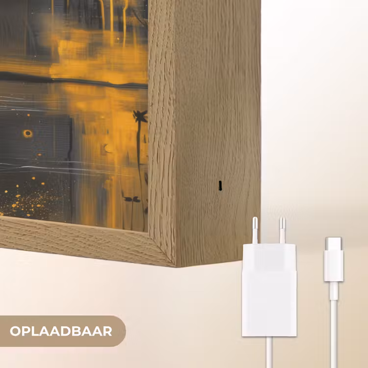 Lightbox - Wandlamp - Boom - Verflook - Hert - Natuur - Goud — 7