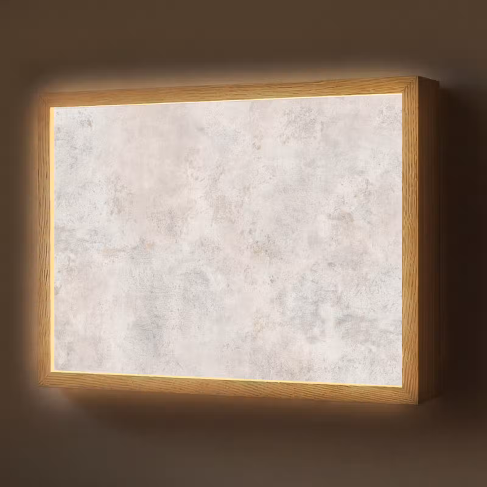 Lightbox - Wandlamp - Beton - Grijs - Wit — 1