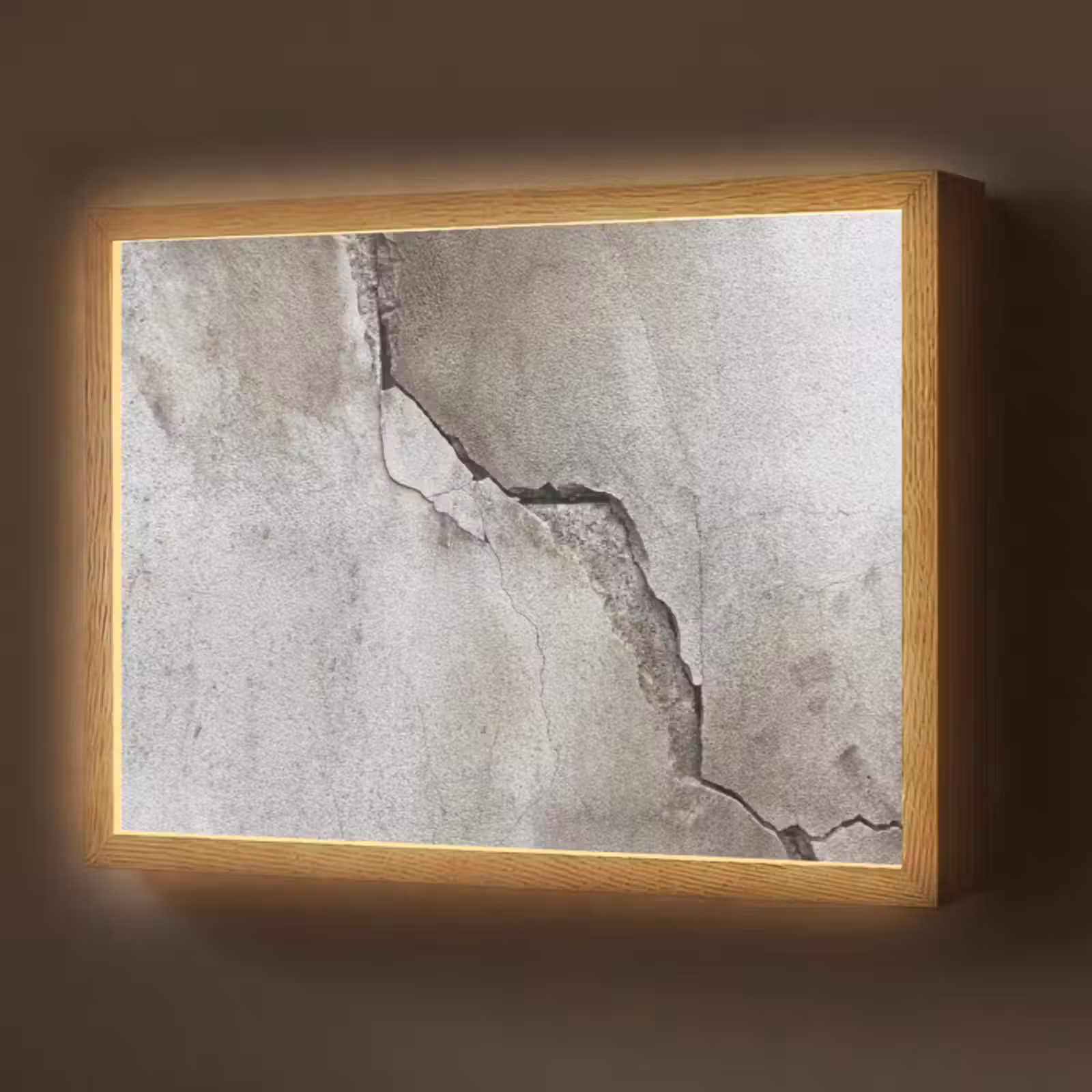 Lightbox - Wandlamp - Beton - Industrieel - Grijs — 1