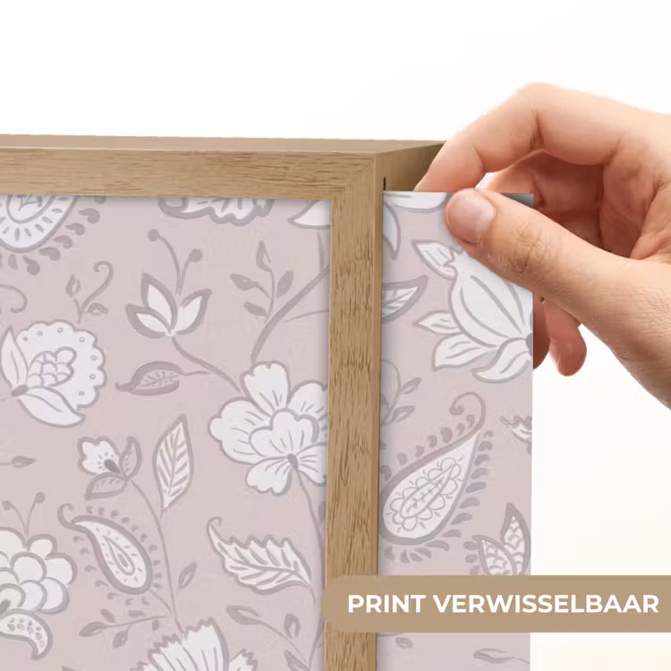 Lightbox - Wandlamp - Bloemen - Getekend - Lavendel — 5