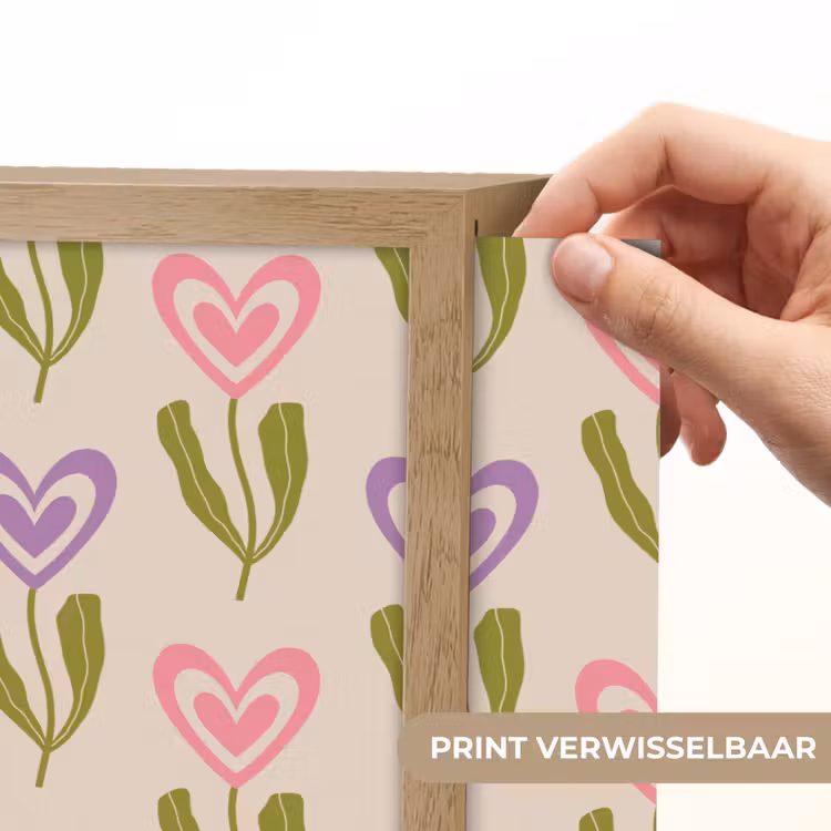 Lightbox - Wandlamp - Bloemen - Hartjes - Patroon — 5