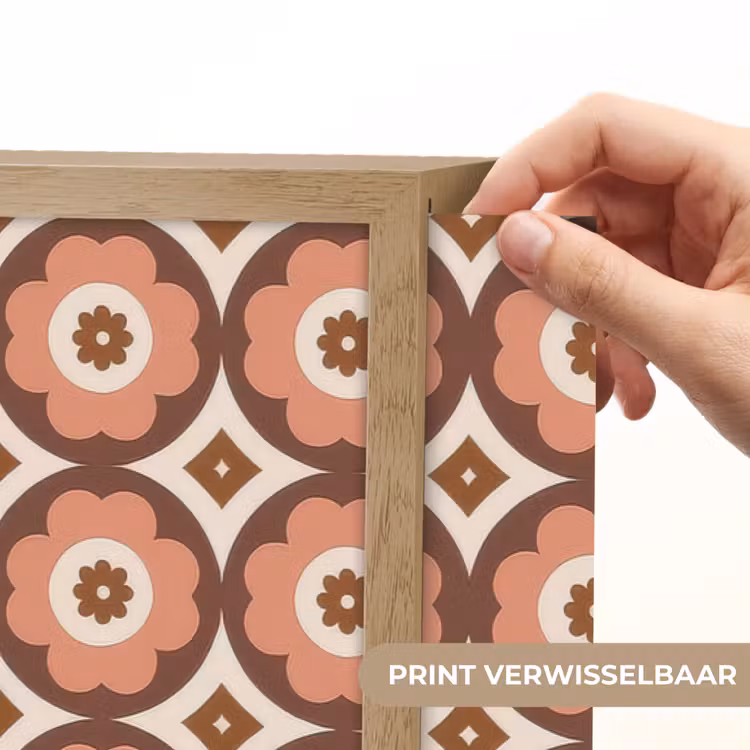 Lightbox - Wandlamp - Bloemvormen - Patroon - Roze - Vintage — 5
