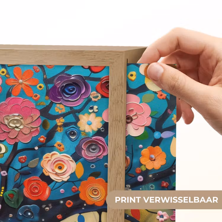 Lightbox - Wandlamp - Boom - Levensboom - Kleurrijk - Bloemen - Modern — 5