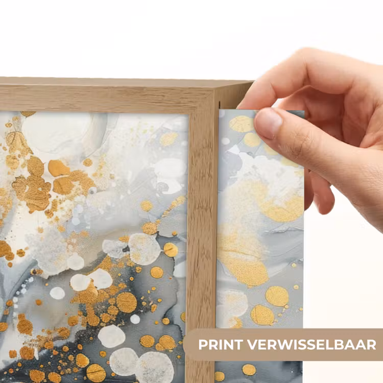 Lightbox - Wandlamp - Boom - Modern - Abstract - Goud - Zwart - Wit — 5