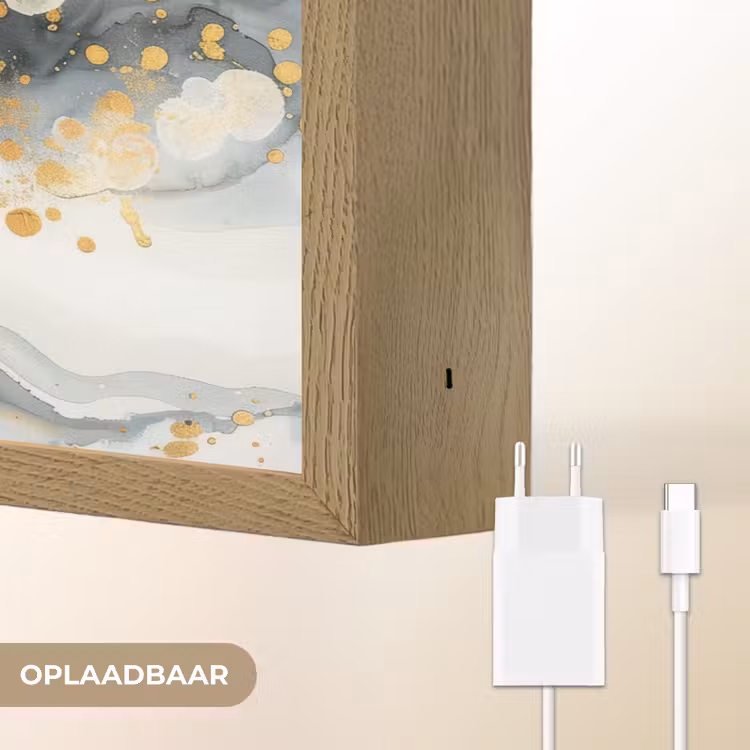 Lightbox - Wandlamp - Boom - Modern - Abstract - Goud - Zwart - Wit — 7