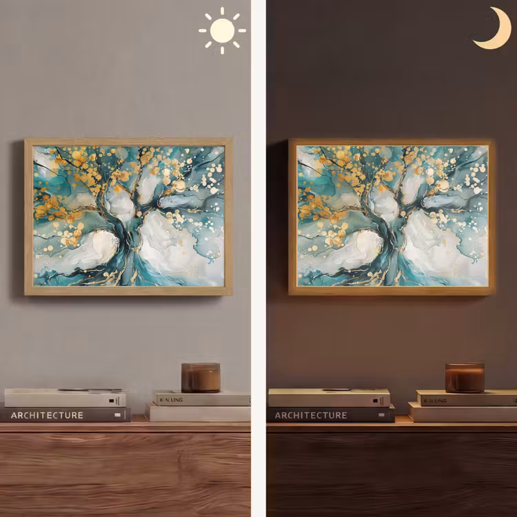 Lightbox - Wandlamp - Boom - Modern - Verflook - Turquoise - Goud — 6