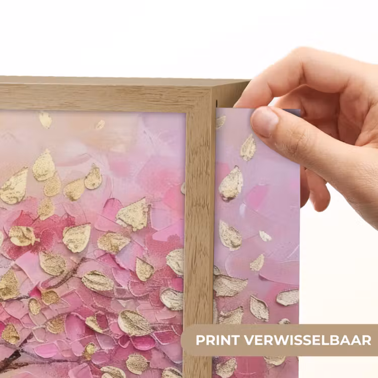 Lightbox - Wandlamp - Boom - Roze - Goud - Modern — 5
