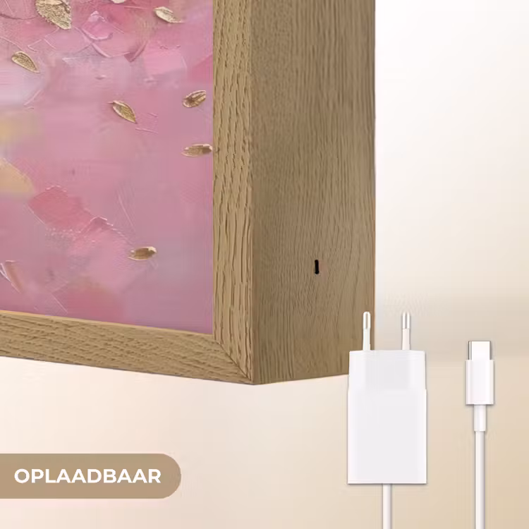 Lightbox - Wandlamp - Boom - Roze - Goud - Modern — 7
