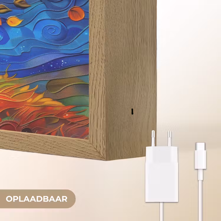 Lightbox - Wandlamp - Boom - Zon - Verflook - Kleuren - Abstract — 7