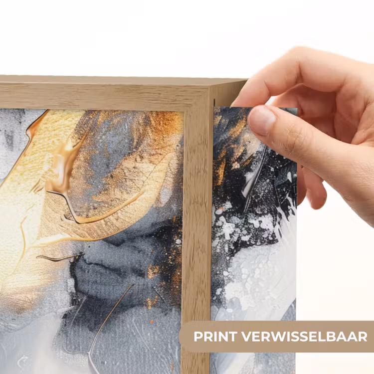 Lightbox - Wandlamp - Abstract - Goud - Verf - Aesthetic - Art — 5