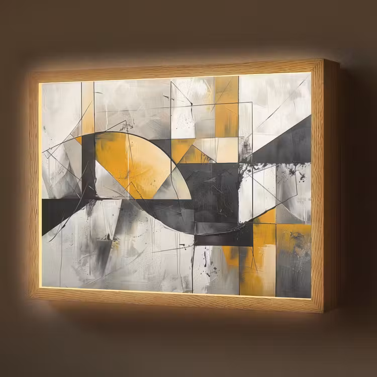 Lightbox - Wandlamp - Abstract - Kunst - Geometrisch - Aesthetic — 1