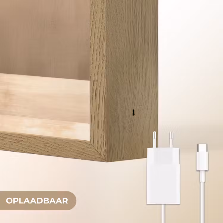 Lightbox - Wandlamp - Abstract - Vlakken - Zwart - Rond — 7