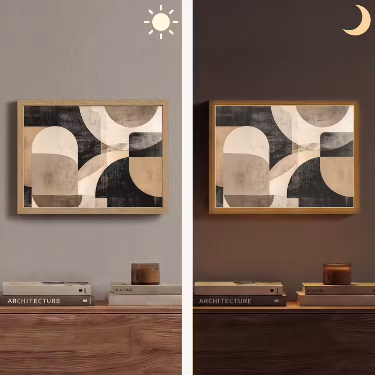 Lightbox - Wandlamp - Abstract - Vormen - Modern - Beige — 6