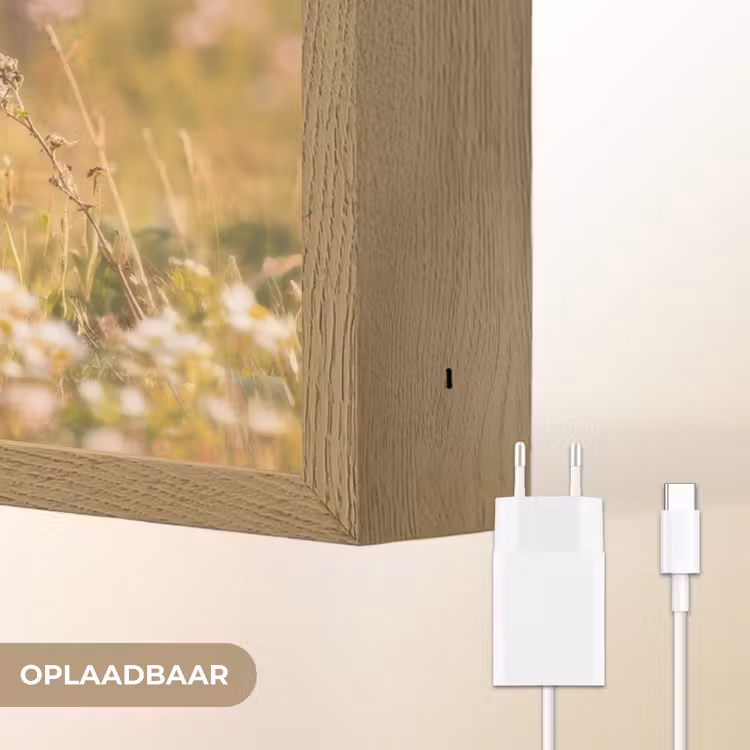 Lightbox - Wandlamp - Beer - Bloemenveld - Gras — 7