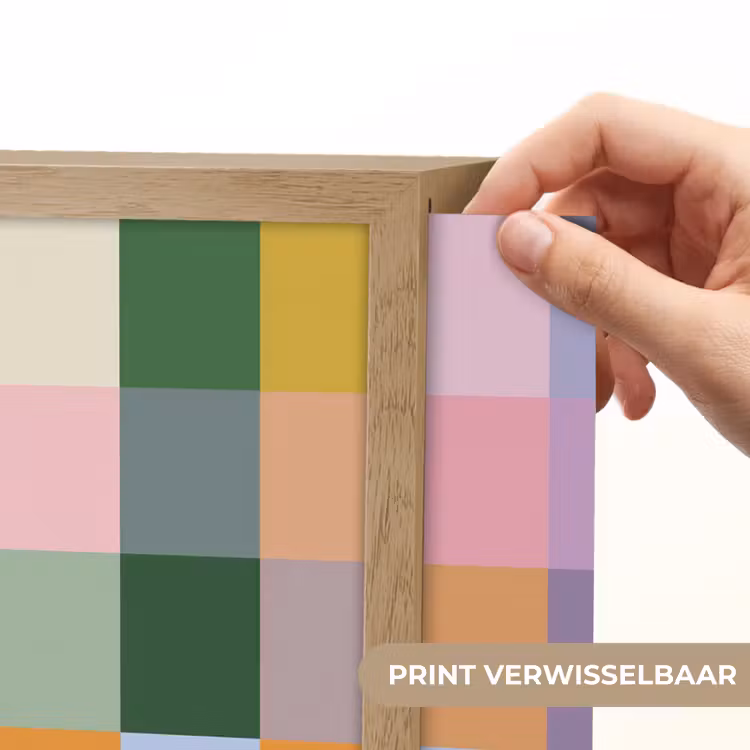 Lightbox - Wandlamp - Blokken - Vierkant - Patroon - Gekleurd — 5