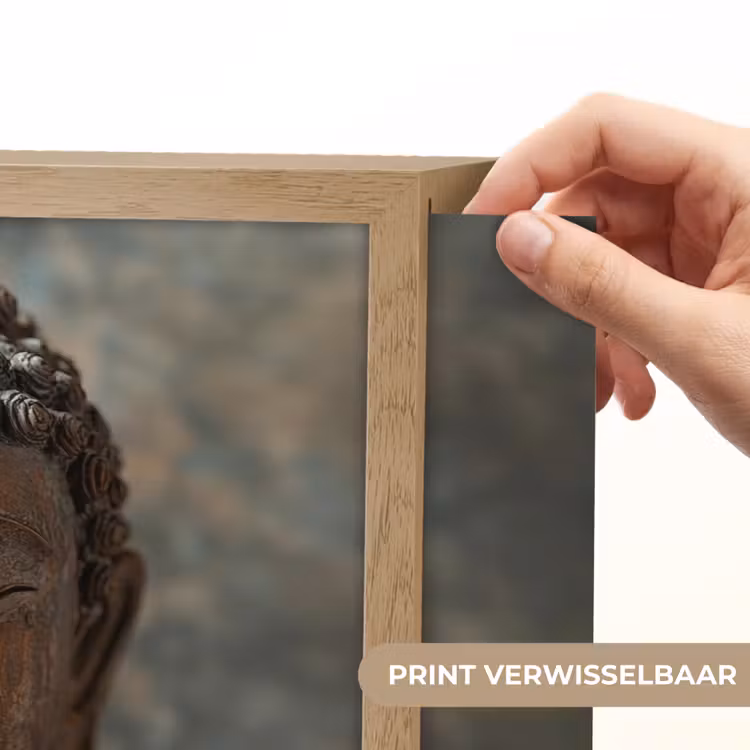 Lightbox - Wandlamp - Boedha - Beeld - Bruin - Rust — 5