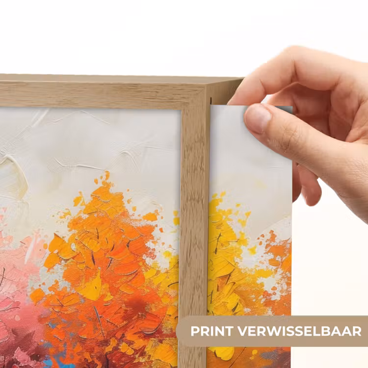 Lightbox - Wandlamp - Bomen - Kleurrijk - Natuur - Abstract — 5