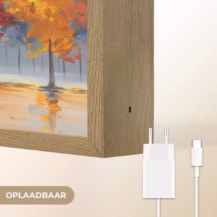 Lightbox - Wandlamp - Bomen - Kleurrijk - Natuur - Abstract — 7