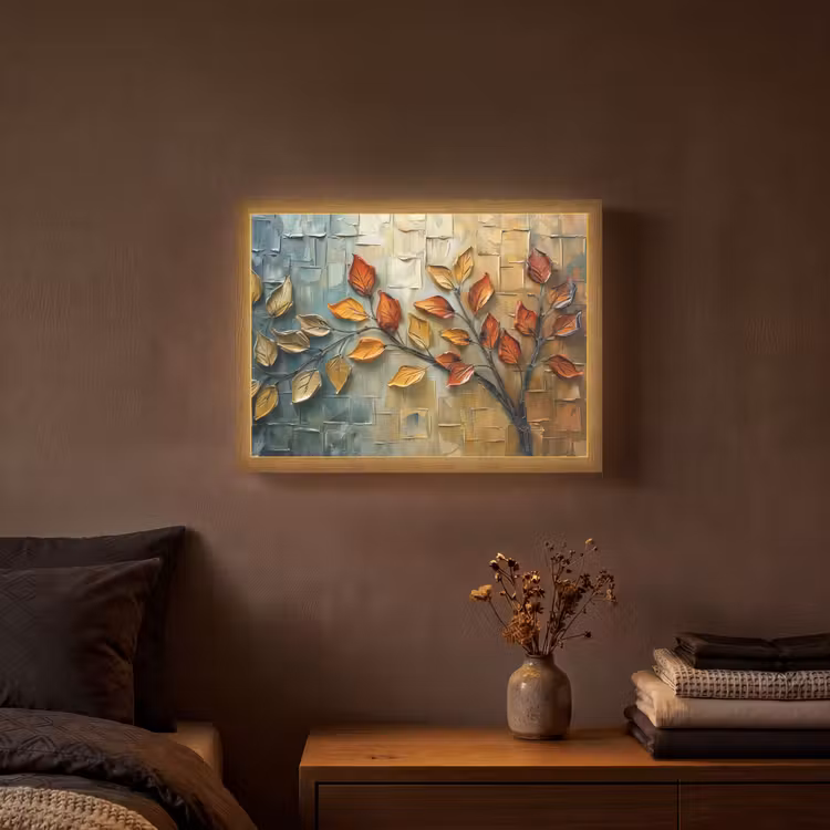 Lightbox - Wandlamp - Boom - Abstract - Natuur - Kunst — 3