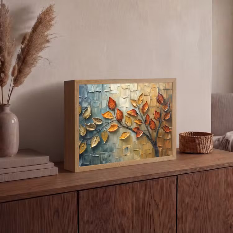 Lightbox - Wandlamp - Boom - Abstract - Natuur - Kunst — 4