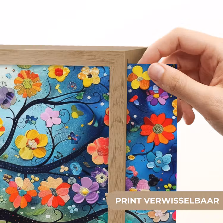 Lightbox - Wandlamp - Boom - Kleurrijk - Bloemen - Kunst - Abstract — 5