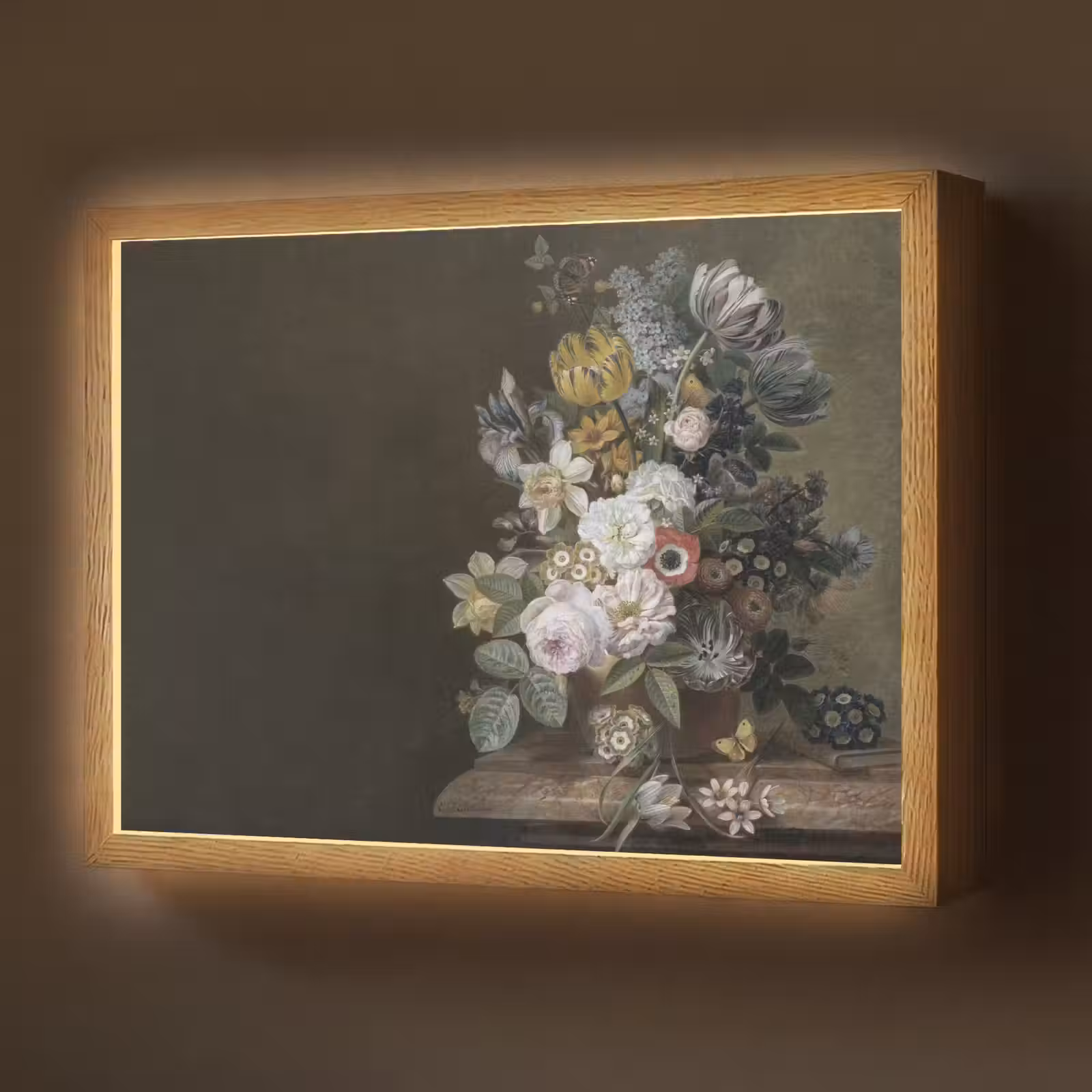 Lightbox - Wandlamp - Bloemen - Eelke Jelles Eelkema - Oude meesters — 1