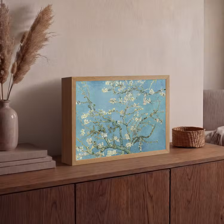 Lightbox - Wandlamp - Amandelbloesem - Van Gogh - Kunst - Bloemen — 4