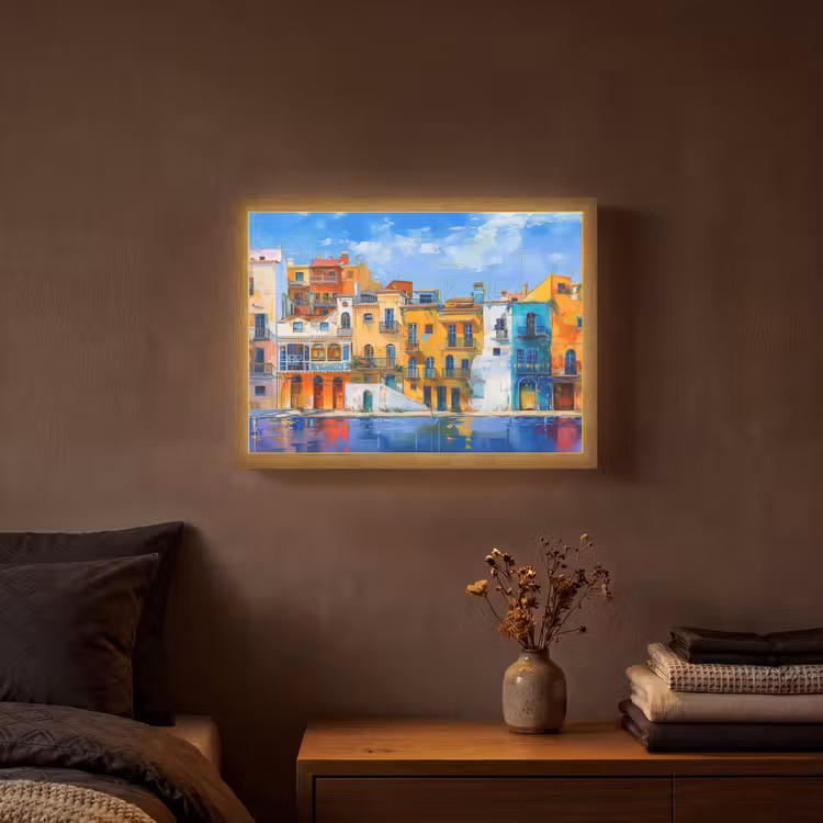 Lightbox - Wandlamp - Architectuur - Kleurrijk - Kunst - Modern — 3