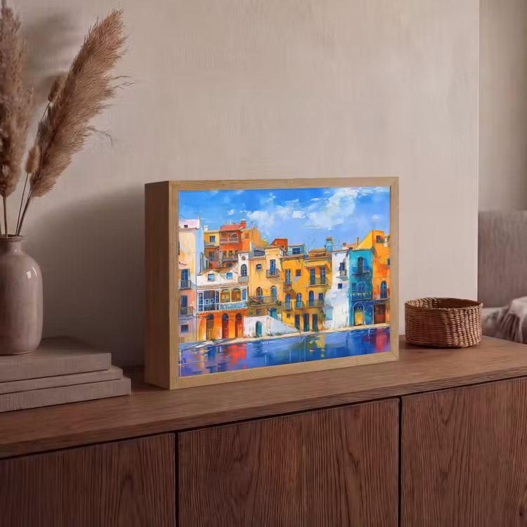 Lightbox - Wandlamp - Architectuur - Kleurrijk - Kunst - Modern — 4