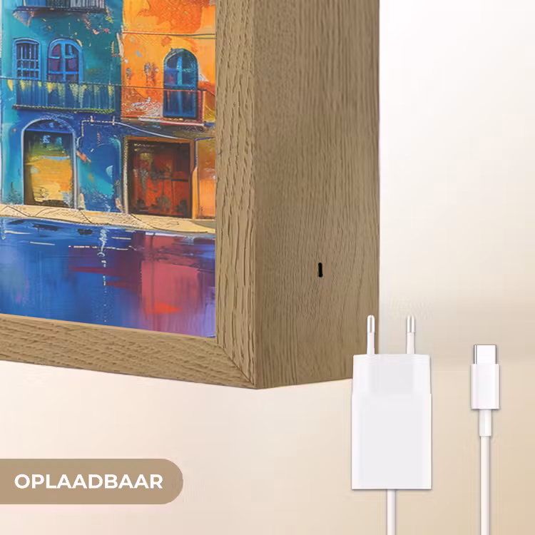 Lightbox - Wandlamp - Architectuur - Kleurrijk - Kunst - Modern — 7