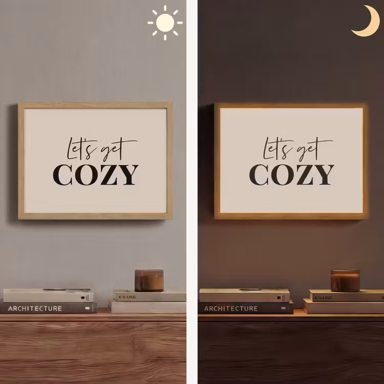 Lightbox - Wandlamp - Beige - Winter - Quote - Cozy — 6