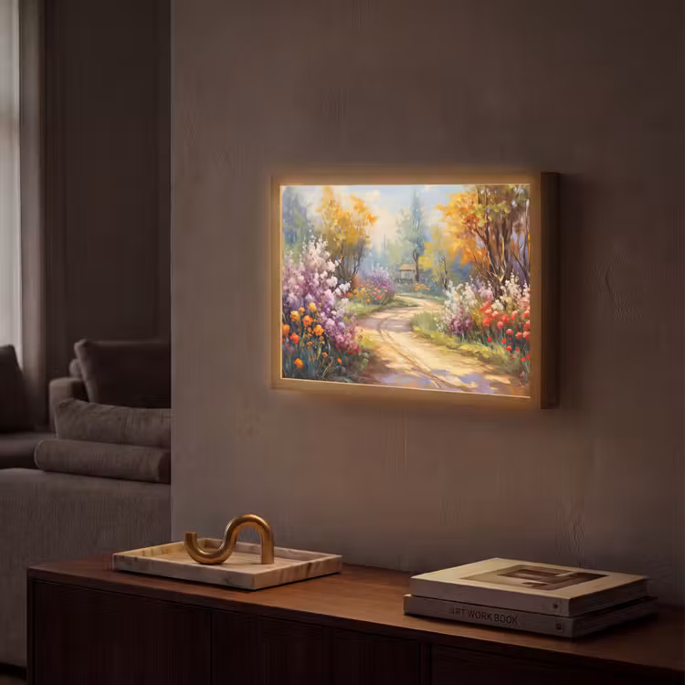Lightbox - Wandlamp - Bloemen - Bomen - Kunst - Watercolor — 2