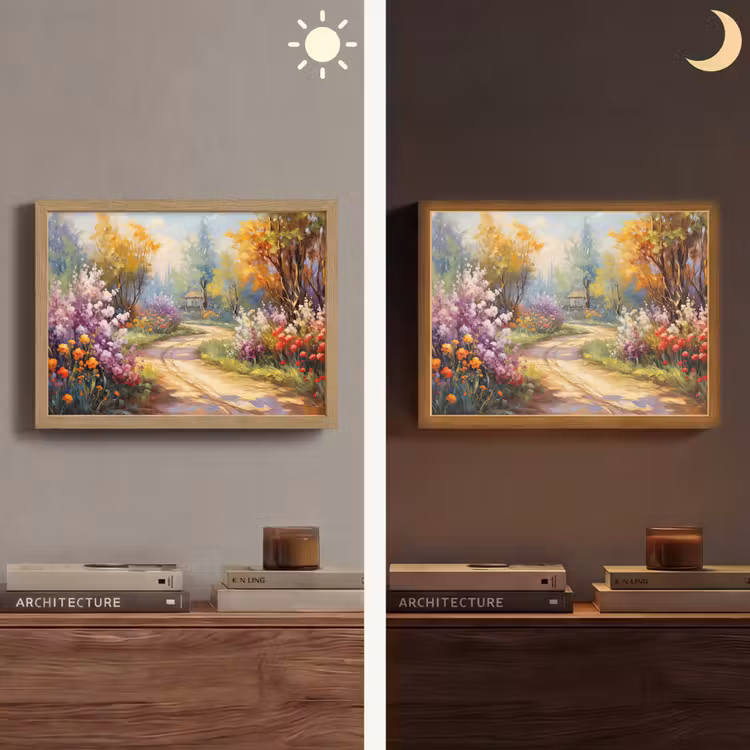 Lightbox - Wandlamp - Bloemen - Bomen - Kunst - Watercolor — 6