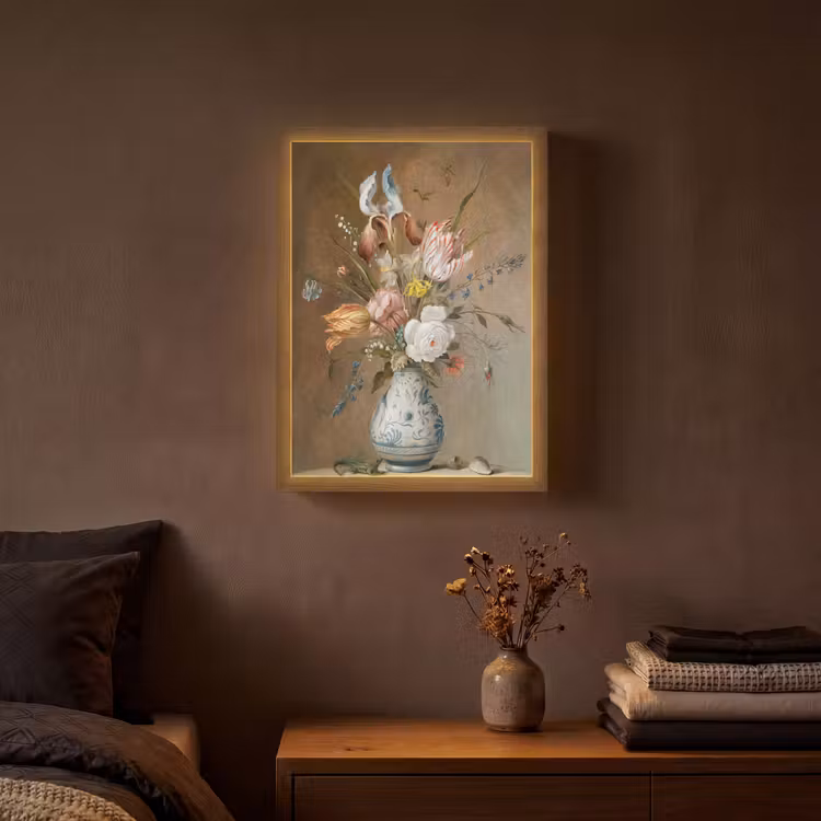 Lightbox - Wandlamp - Bloemstilleven - Balthasar van der Ast - Oude Meesters — 3