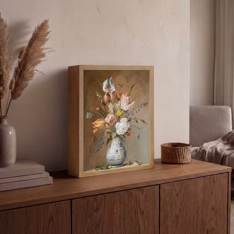 Lightbox - Wandlamp - Bloemstilleven - Balthasar van der Ast - Oude Meesters — 4