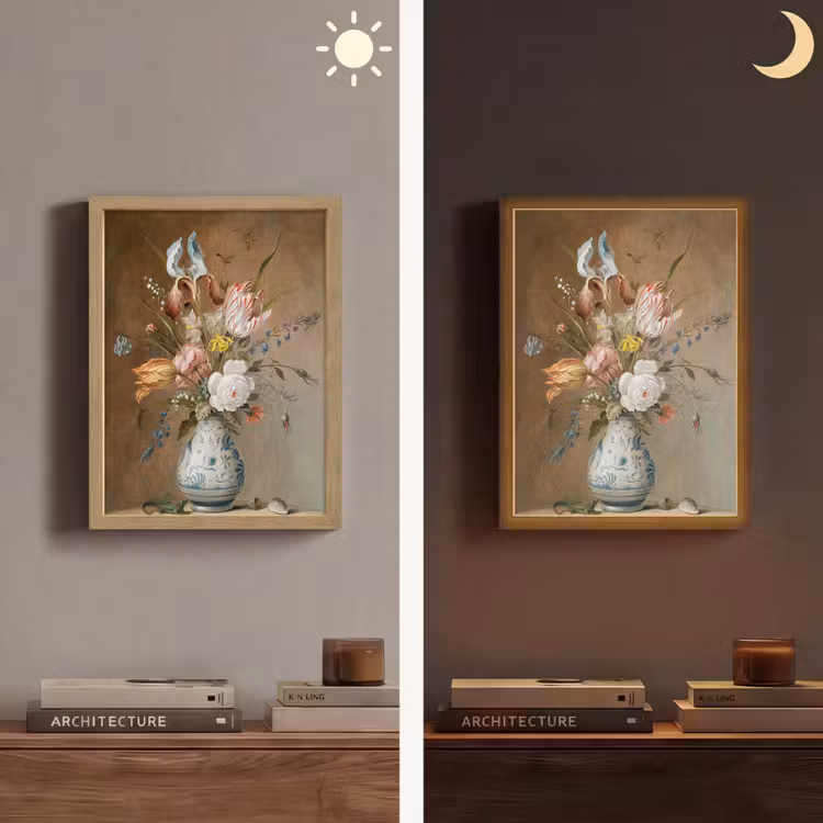 Lightbox - Wandlamp - Bloemstilleven - Balthasar van der Ast - Oude Meesters — 5