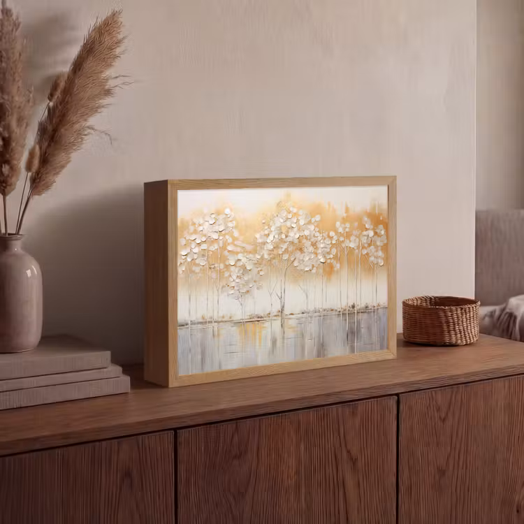 Lightbox - Wandlamp - Bomen - Kunst - Acryl - Natuur — 4