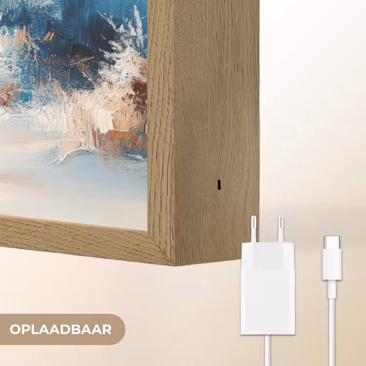 Lightbox - Wandlamp - Bos - Winter - Natuur - Abstract - Sneeuw — 7