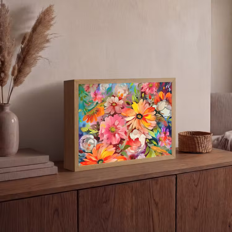 Lightbox - Wandlamp - Bloemen - Kunst - Schilderij - Botanisch — 4