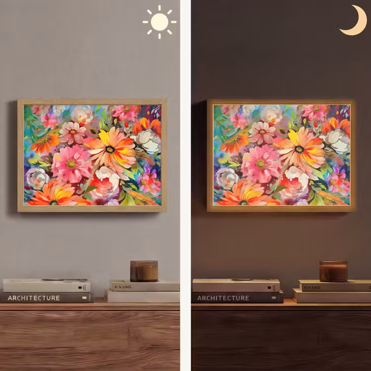Lightbox - Wandlamp - Bloemen - Kunst - Schilderij - Botanisch — 6
