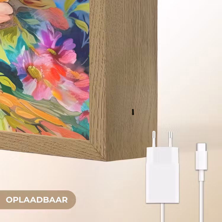 Lightbox - Wandlamp - Bloemen - Kunst - Schilderij - Botanisch — 7