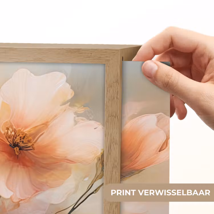 Lightbox - Wandlamp - Bloemen - Pastel - Kunst - Klaprozen - Watercolor — 5