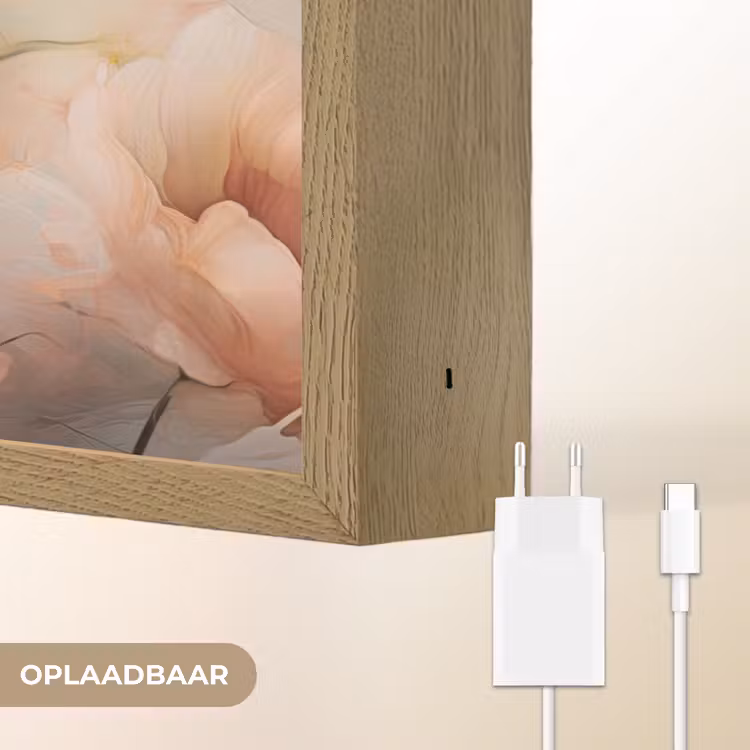 Lightbox - Wandlamp - Bloemen - Pastel - Kunst - Klaprozen - Watercolor — 7