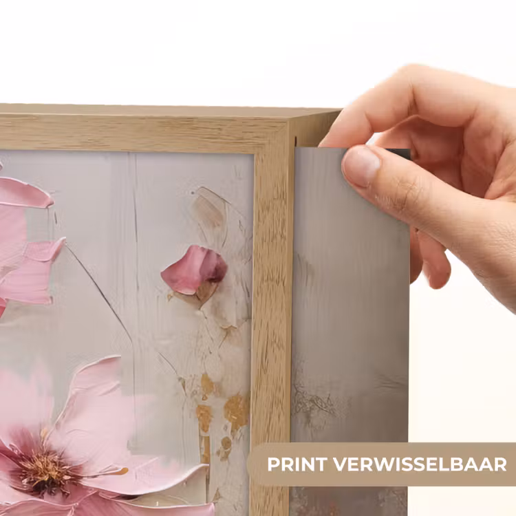 Lightbox - Wandlamp - Bloemen - Roze - Kunst - Watercolor — 5